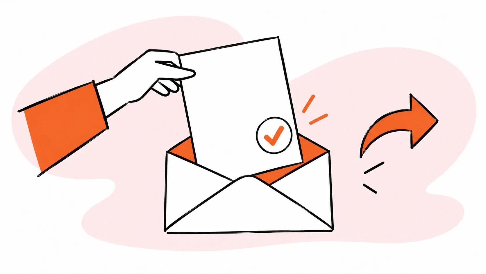 A clear email ending leaves a helpful final impression.